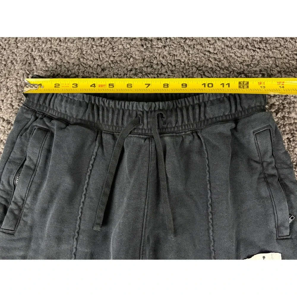 Jordan Flight Fleece Sweatpants Mens Small Washed Black Joggers CV3174-010
